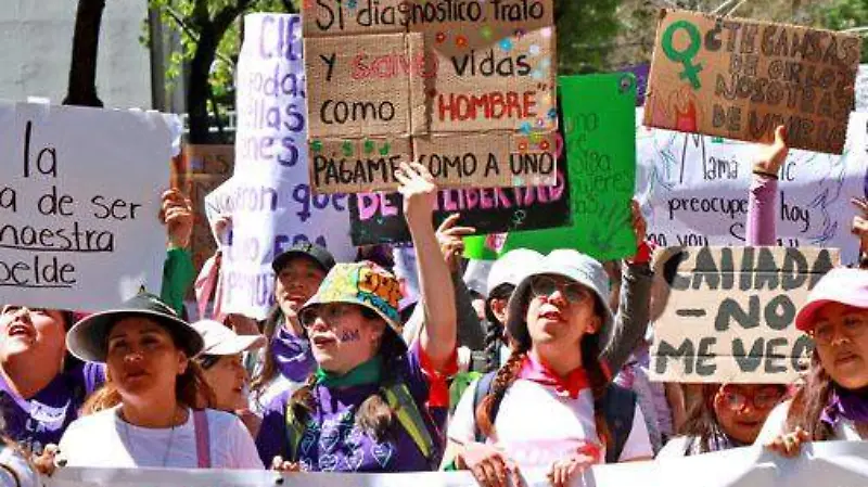 Imágenes de la marcha del 8M en CDMX y su récord de asistencia